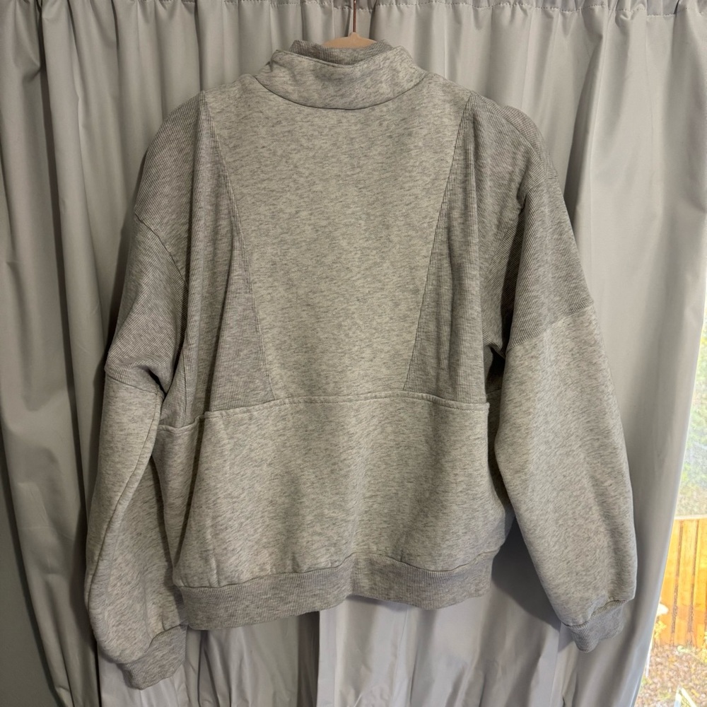 Blencot Gray Quarter Zip Sweatshirt Small - Picture 7 of 8